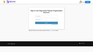 Login - DigiLocker | Partner