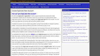Create Digilocker New Account Login | CBSE Digital Locker Registration