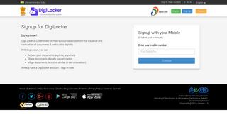 Sign Up Now - DigiLocker