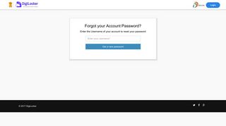 DigiLocker | Forgot Password