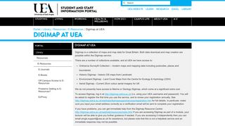 Digimap at UEA - UEA - The UEA Portal