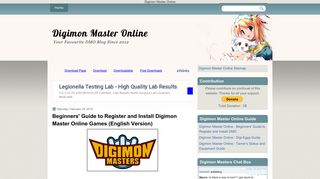 Beginners' Guide to Register and Install Digimon Master Online Games