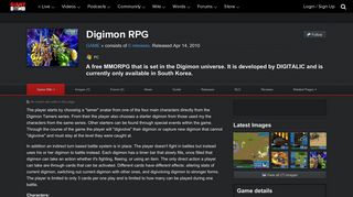 Digimon RPG (Game) - Giant Bomb