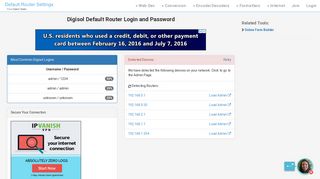 Digisol Default Router Login and Password - Clean CSS