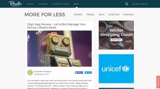 Digit App Review - Let a Bot Manage Your Money | Brad's Deals