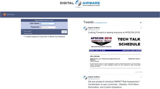 Login Page - Digital AirWare