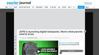 JCPS unveils 'digital backpacks' to help students graduate