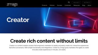Interactive Digital Experience Content Platform | Creator by Zmags
