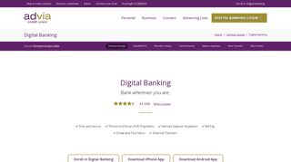 Digital Banking | Advia Credit Union