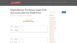 Digitaldesire Premium login Full Accounts - xpassgf.com