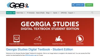 Georgia Studies Digital Textbook - Georgia Public Broadcasting