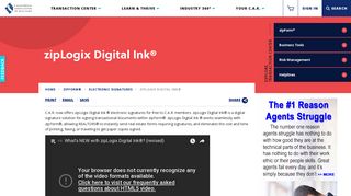 zipLogix Digital Ink® - California Association of Realtors