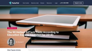 The 90 Hottest EdTech Tools According to Education Experts - Tutorful