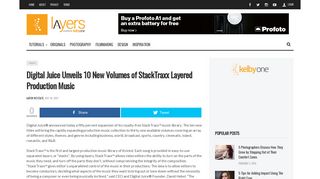 Digital Juice Unveils 10 New Volumes of StackTraxx Layered ...