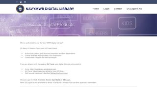 Login - Navy Digital Library