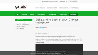 Digital driver's license - your ID in your phone | Gemalto