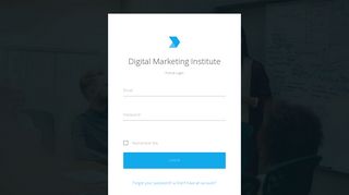 Digital Marketing Institute Portal | Auth