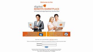 Digital Benefits Marketplace Login