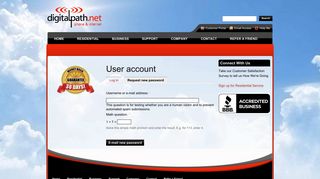 User account | digitalpath.net