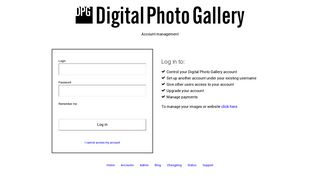 Digital Photo Gallery | Accounts
