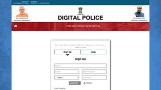 Sign Up - Digital Police