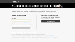 Les Mills Instructor Portal