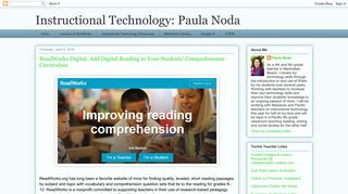 Instructional Technology: Paula Noda: ReadWorks Digital: Add Digital ...