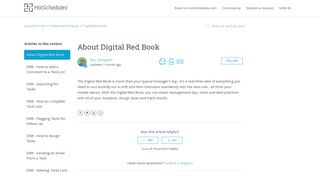 About Digital Red Book – Customer Care