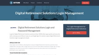 Digital Retirement Solutions Login Management - Team Password ...