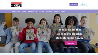 Homepage Logged Out - Scholastic