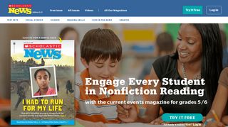 Scholastic News Edition 5/6 | Current Nonfiction for Grade 5 and 6