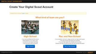 Create Your Digital Scout Account | Digital Scout