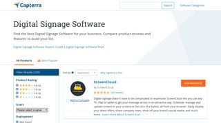 Best Digital Signage Software | 2019 Reviews of the Most Popular ...
