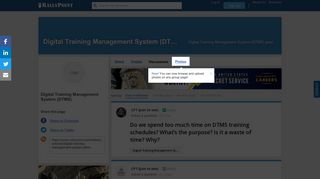Digital Training Management System (DTMS) graduates | RallyPoint
