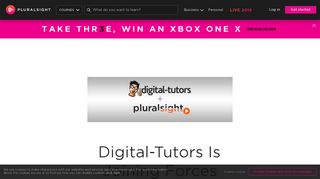 Digital-Tutors Is Joining Forces with Professional Technical Training ...