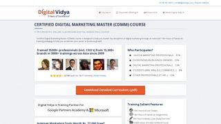 Digital Marketing Course: #1 Certification Training ... - Digital Vidya