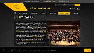 Digital Concert Hall: How it works