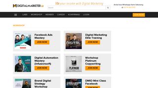 Workshop | DigitalMarketer.id