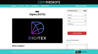 Digitex: Get 1,000 free DGTX tokens from the zero-commission ...