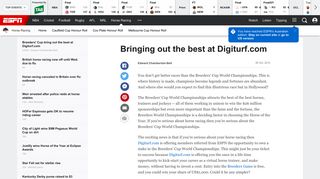 Bringing out the best at Digiturf.com - ESPN