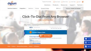 Click To Dial From Your Browser | Switchvox | Digium