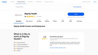 Dignity Health Careers and Employment | Indeed.com