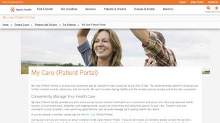 My Care (Patient Portal) | Central Coast | Dignity Health