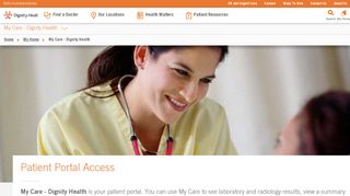 My Care | Your Patient Portal & Medical Records | Dignity Health
