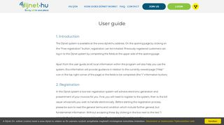Díjnet - User guide