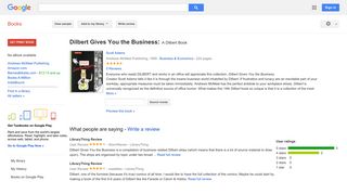 Dilbert Gives You the Business: A Dilbert Book - Google Books Result