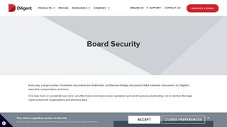 Secure Board Portal for Board Document ... - Diligent Corporation