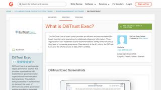 DiliTrust Exec | G2 Crowd