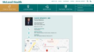 DAVID BRADDY - McLeod Health