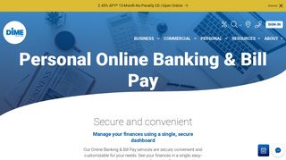 Sign Up for Online Banking & Bill Pay | Dime